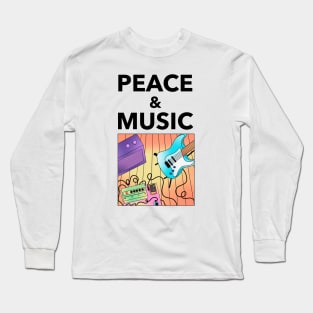 Peace And Music Long Sleeve T-Shirt